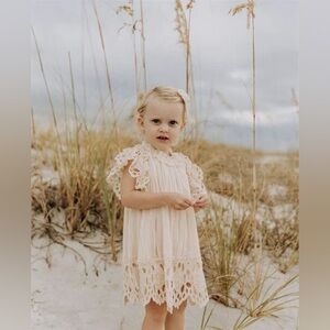 Sea NY Girls Elise Dress - Cream - 6Y